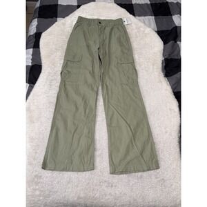 New Arizona Jean Co Womens Tennessee Sage Green Cargo Pants Size 5‎